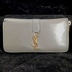 Yves Saint Laurent YSL Cassandra leather wallet. AMAZING DEAL!!